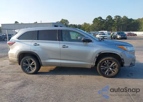 2016 Toyota Highlander Xle V6 from USA, damaged, VIN 5TDKKRFH9GS501657